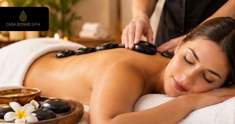 Beneficios del masaje con piedras calientes para aliviar el estrés y relajar el cuerpo
